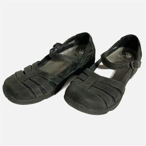 Dansko Kiera Suede Leather Mary Janes Non Slip Comfort Walking Fisherman Sandals